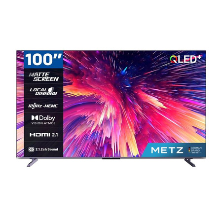 TELEWIZOR METZ 100MQE8500 100" QLED 4K ULTRA HD