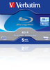 PŁYTA BD-R 25GB 6X VERBATIM 43715 JEWEL 5 SZT.