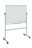 TABLICA SUCHOŚCIERALNA MAGNETYCZNA 120X150CM BI-OFFICE OBROTOWA BIAŁA RAMA ALUMINIOWA