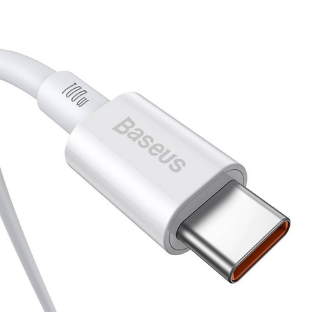 KABEL USB-C DO USB-C BASEUS SUPERIOR SERIES, 100W, 2M (BIAŁY)