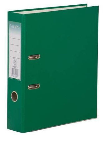 Segregator A4 tektura VAUPE BIZNES 75mm 063/06 zielony dźwigniowy