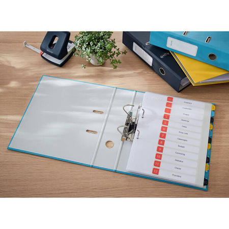 SEGREGATOR A4 LEITZ 180° COSY SOFT TOUCH 80 MM 10610061 MORSKI NIEBIESKI