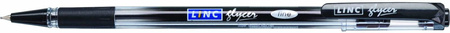 Długopis kulkowy LINC GLYCER 1300RF-BK czarny 0.7