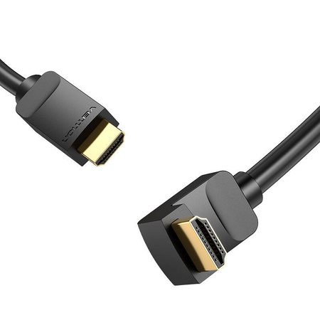 CABLE HDMI 2.0 VENTION AARBI 3M, ANGLED 90°, 4K 60HZ (BLACK)