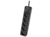 TRACER LISTWA ZASILAJĄCA POWERGUARD PRO 1.8M (5 GNIAZD, 1 WŁĄCZNIK) CZARNA