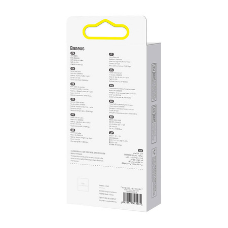 KABEL USB 3W1 BASEUS STARSPEED, USB-C + MICRO USB + LIGHTNING, 3,5A, 1.2M (FIOLETOWY)