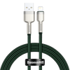 Kabel BASEUS Cafule USB-A-Lightning 1m (zielony)