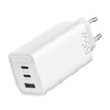 ŁADOWARKA SIECIOWA GAN 2XUSB-C+ USB-A VENTION FAAW0-EU 2.4A PD 65W/30W/30W BIAŁA