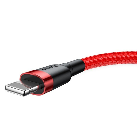 Kabel BASEUS Cafule USB-A-Lightning 3m (czerwony)