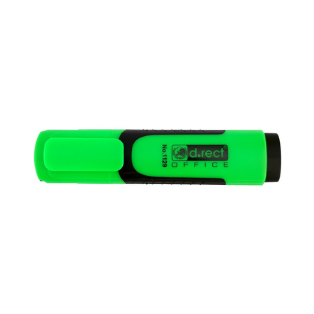 ZAKREŚLACZ D.RECT 1129 ZIELONY GUMOWY UCHWYT 2-5MM