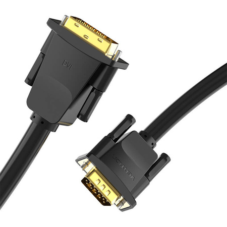 KABEL DVI (24+1) DO VGA VENTION EABBG 1,5M, 1080P 60HZ (CZARNY)