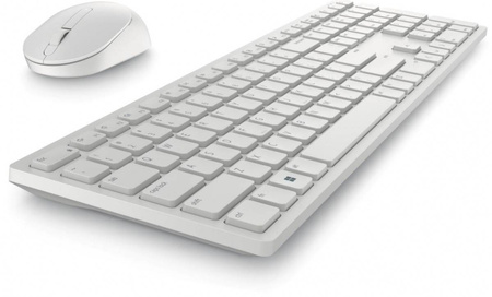 DELL ZESTAW BEZPRZEWODOWY KLAWIATURA + MYSZ KM5221W BIAŁY