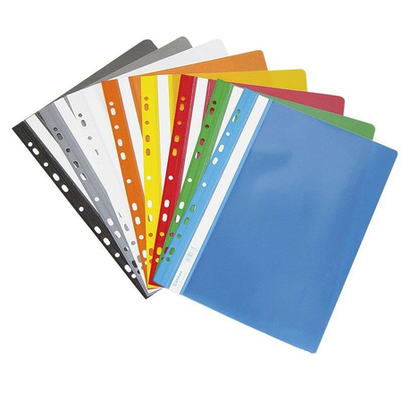 SKOROSZYT Z PERFORACJĄ A4 DONAU TWARDY GRANATOWY PVC 150/160MIKR