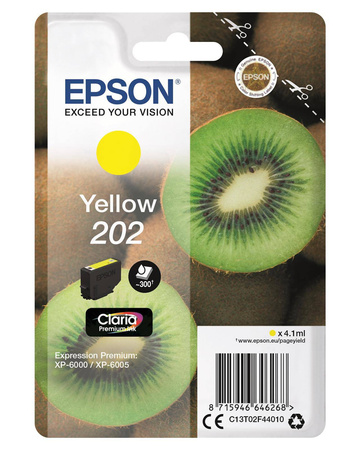 TUSZ ORYGINALNY EPSON T02F4 C13T02F44010 YELLOW 300 STRON