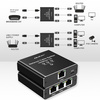 QOLTEC ROZDZIELACZ SPLITTER ETHERNET MINI SWITCH 1X3 RJ45 | 1000MB/S | USB-C | ALUMINIUM