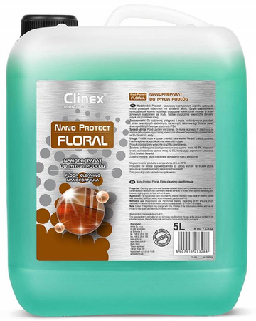 PREPARAT DO MYCIA POSADZEK CLINEX NANO PROTECT 5L