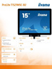 IIYAMA MONITOR 15 CALI T1521MSC-B2 POJEMN.10PKT.TN,7H,IP65(FRONT),VGA,HDMI,2X2W,4:3,VESA