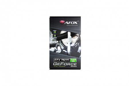 AFOX KARTA GRAFICZNA - GEFORCE GTX750TI 2GB GDDR5 128BIT DVI HDMI VGA DUAL FAN V8