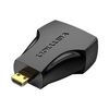 ADAPTER MICRO HDMI MĘSKI DO HDMI ŻEŃSKI VENTION AITB0 (CZARNY)