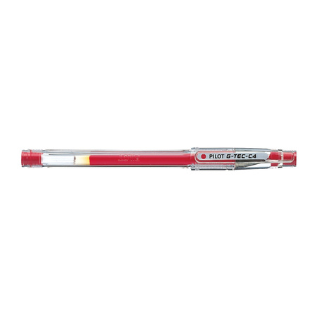 DŁUGOPIS ŻELOWY PILOT G-TEC-C4 CZERWONY 0.4