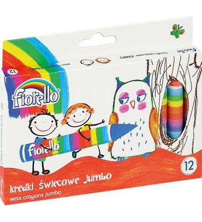 KREDKI ŚWIECOWE FIORELLO 170-1384 12KOL JUMBO