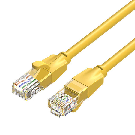 KABEL SIECIOWY UTP CAT6 VENTION IBEYH RJ45 ETHERNET 1000MBPS 2M ŻÓŁTY