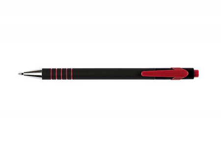 DŁUGOPIS AUTOMATYCZNY Q-CONNECT LAMBDA CZERWONY 0.7MM