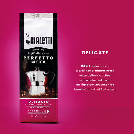 KAWA MIELONA BIALETTI PERFETTO MOKA DELICATO 250G