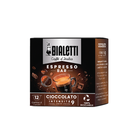 KAWA W KAPSUŁKACH BIALETTI - CHOCOLATE - 12 KAPSUŁEK