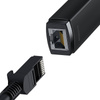ADAPTER SIECIOWY BASEUS LITE SERIES USB DO RJ45, 100MBPS (CZARNY)