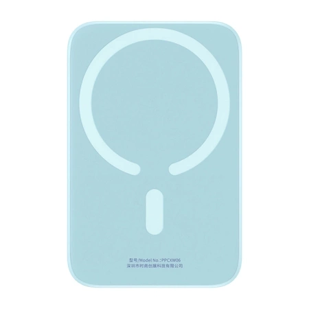 Powerbank magnetyczny Baseus Magnetic Mini 6000mAh, USB-C 20W MagSafe (niebieski)