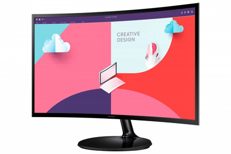 SAMSUNG MONITOR 24 CALE LS24C360EAUXEN VA 1920X1080 FHD 16:9 1XD-SUB 1XHDMI 4 MS (GTG) ZAKRZYWIONY 2 LATA D2D