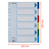 PRZEKŁADKI A4 ESSELTE 15260 MIX PP 6SZT