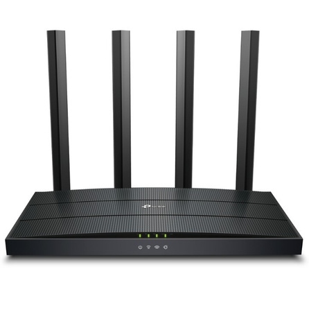 TP-LINK ROUTER AX1500 DUAL-BAN WI-FI 6 SPEED: 300 MBPS AT 2.4 GHZ + 1201MBPS AT 5 GHZ SPEC: 4