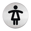 PIKTOGRAM WC DLA PAŃ 83 MM DURABLE PICTO 490423