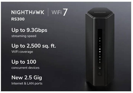 NETGEAR ROUTER RS300 WIFI 7 BE9300