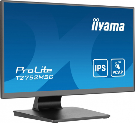 IIYAMA MONITOR 27 CALI T2752MSC-B1AG 10 PKT. POJ,IPS,HDMI,DP,2X1W,7H,2XUSB, 400CD/M2,AG-(ANTI GLARE)