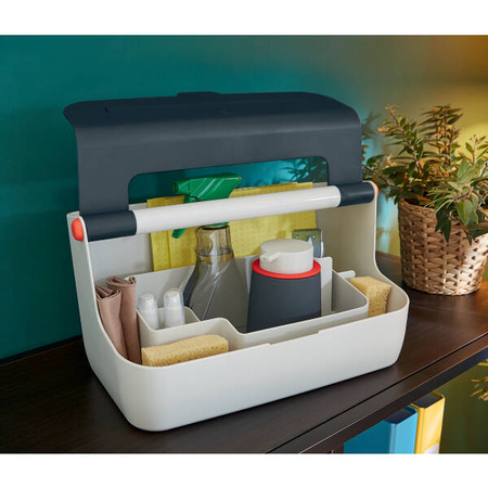 POJEMNIK Z UCHWYTEM 214X367X196MM LEITZ COSY 61250089 AKSAMITNY SZARY