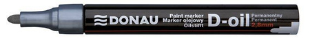 MARKER OLEJOWY DONAU D-OIL SREBRNY OKRĄGŁY 2.8MM