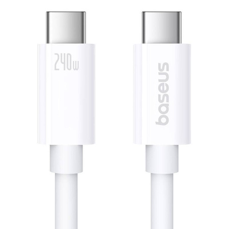 KABEL USB-C DO USB-C BASEUS SUPERIOR 2 240W. 1,8M (BIAŁY)