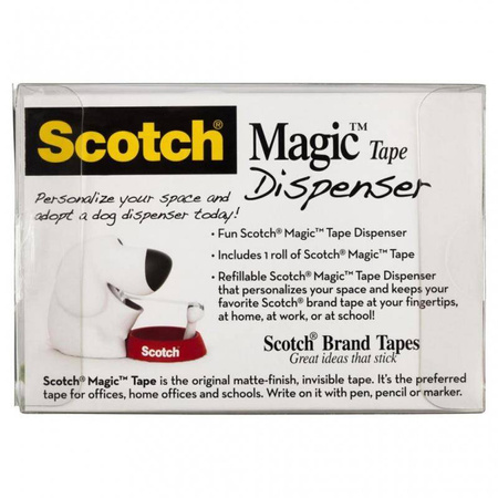 PODAJNIK DO TAŚMY 19MM 3M SCOTCH® W KSZTAŁCIE PIESKA C31-DOG + TAŚMA