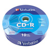 VERBATIM CD-R, 43725, 10-PACK, 700MB, EXTRA PROTECTION, 52X, 80MIN., 12CM, WRAP, STANDARD, DO ARCHIWIZACJI DANYCH