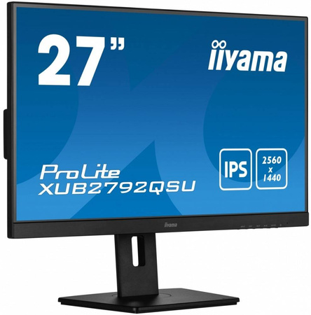 IIYAMA MONITOR 27 CALI XUB2792QSU-B5 IPS,QHD,HAS(150MM),DVI,HDMI,DP,USB