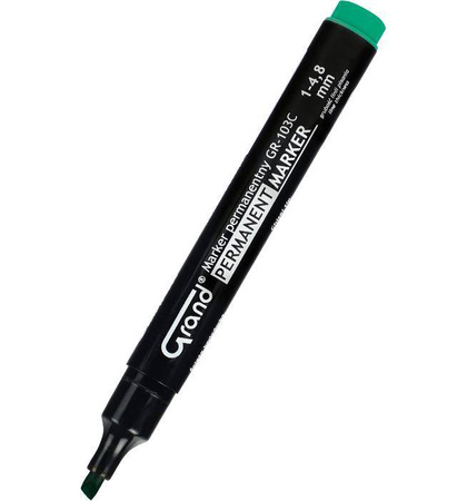 MARKER PERMANENTNY GRAND GR-103C 160-1315 ZIELONY ŚCIĘTA 1.0-4.8 MM