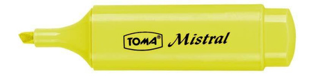 Zakreślacz TOMA MISTRAL TO-334 ŻÓŁTY PASTEL żółty pastel 1-5mm
