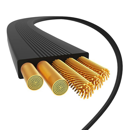 Kabel BASEUS Free2Pull USB-C-Lightning 1m 20W (czarny)