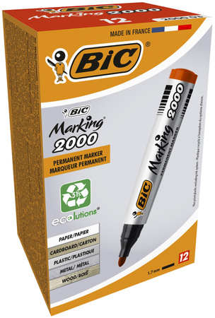 MARKER PERMANENTNY BIC 2000 8209133 CZERWONY