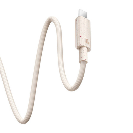 KABEL SZYBKO ŁADUJĄCY BASEUS USB DO USB-C HABITAT SERIES 100W, 1M (RÓŻOWY)