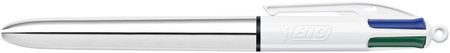 DŁUGOPIS BIC 4 COLOURS SHINE SILVER 982873 CZTEROKOLOROWY 1.0MM