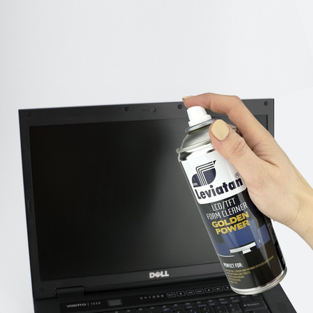 PIANKA ANTYSTATYCZNA CZYSZCZĄCA DO EKRANÓW LCD/TFT GOLDEN POWER LEVIATAN 400ML